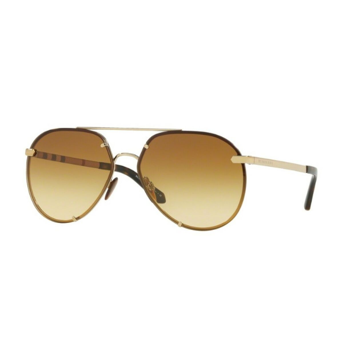 Herrsolglasögon Burberry BE3099-11452L Gyllene Ø 61 mm