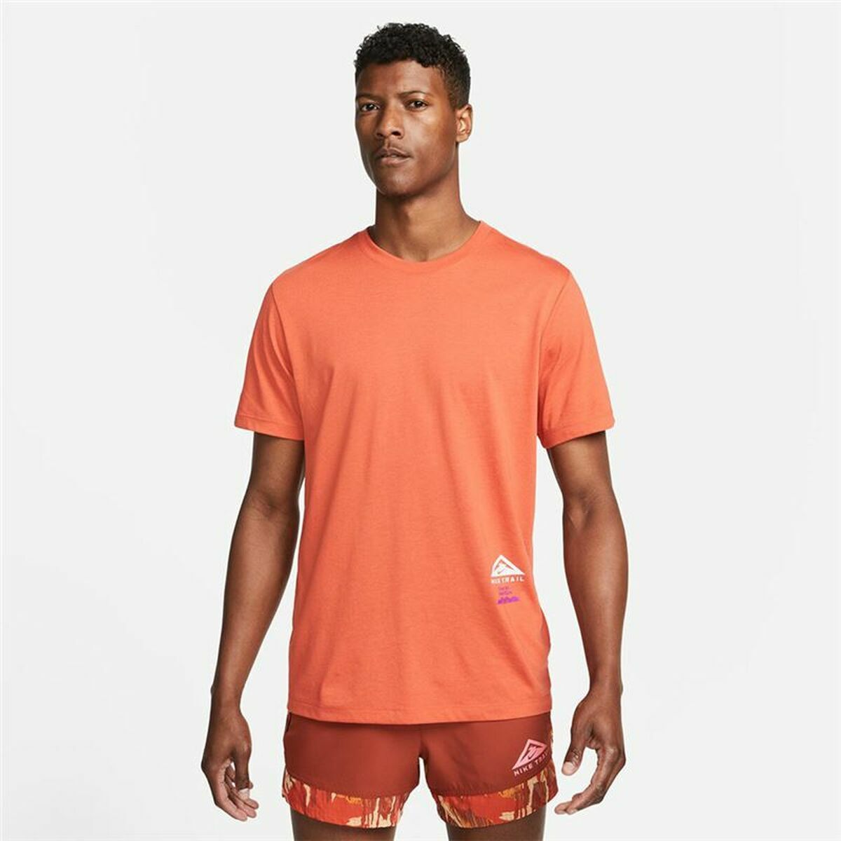 T-shirt med kortärm Herr Nike Dri-FIT Orange - 3