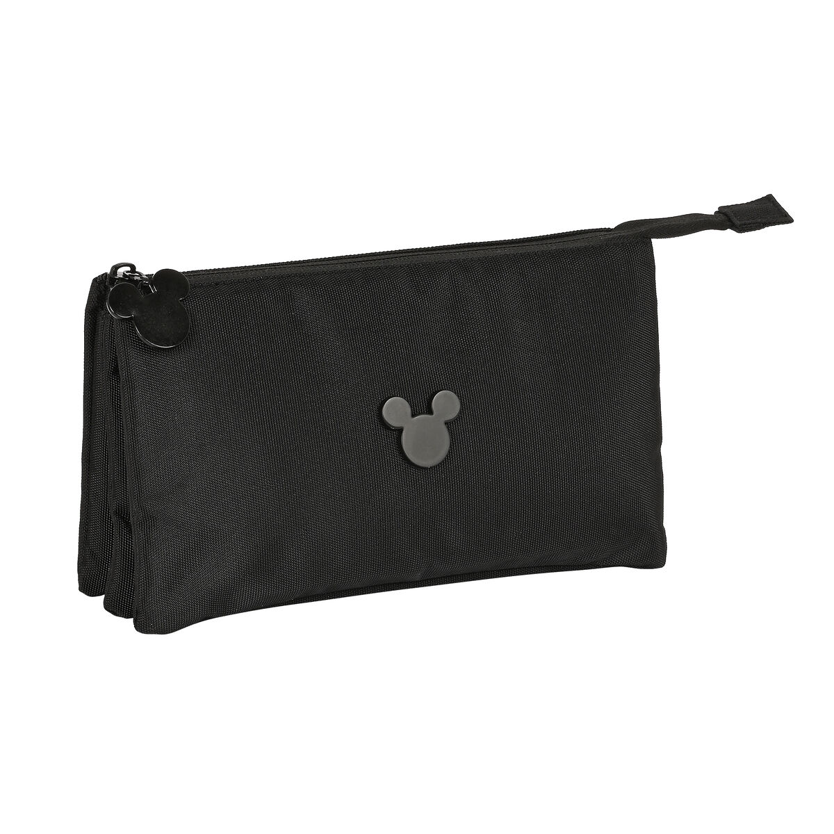 Tredubbel Carry-all Mickey Mouse Svart 22 x 12 x 3 cm - 2