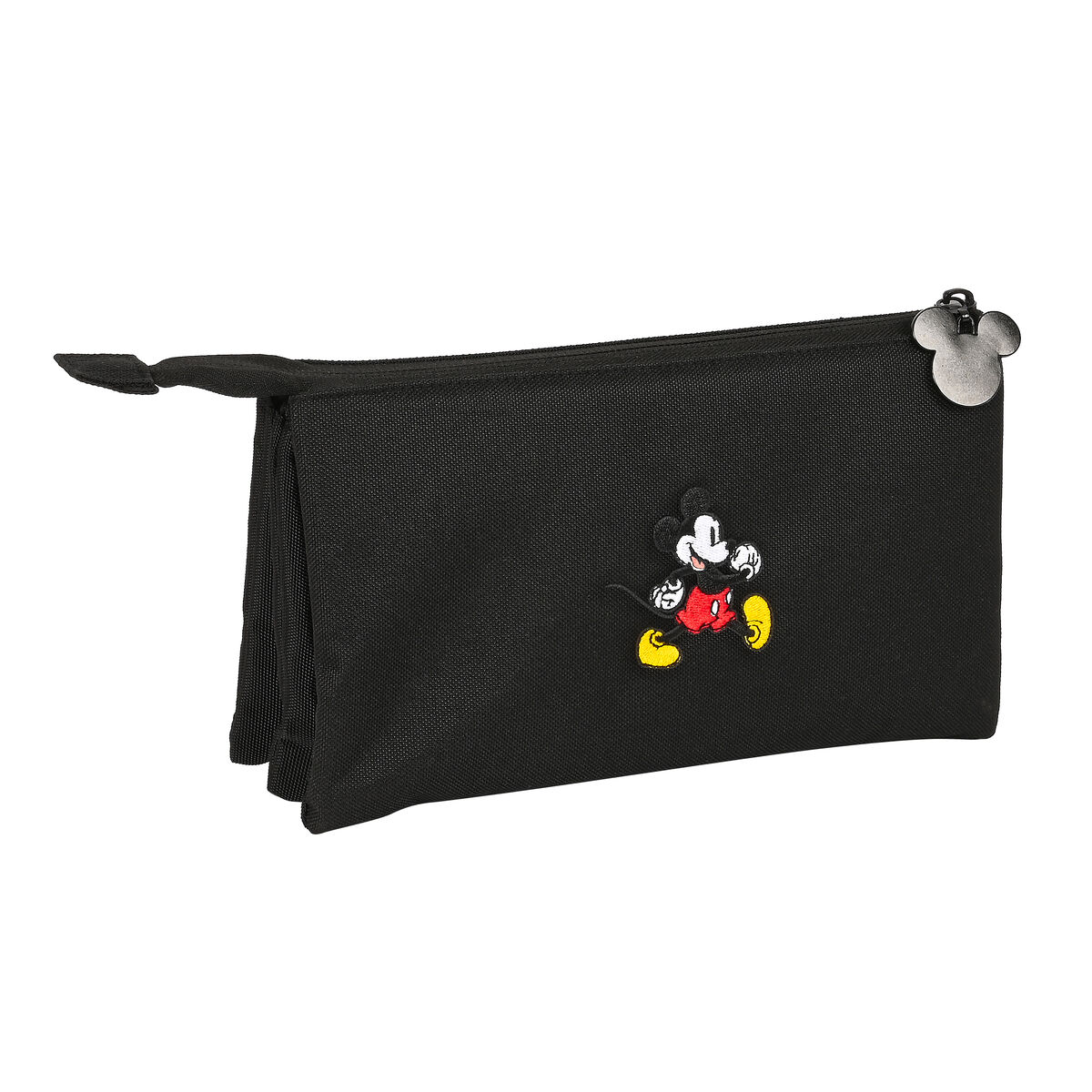 Tredubbel Carry-all Mickey Mouse Svart 22 x 12 x 3 cm