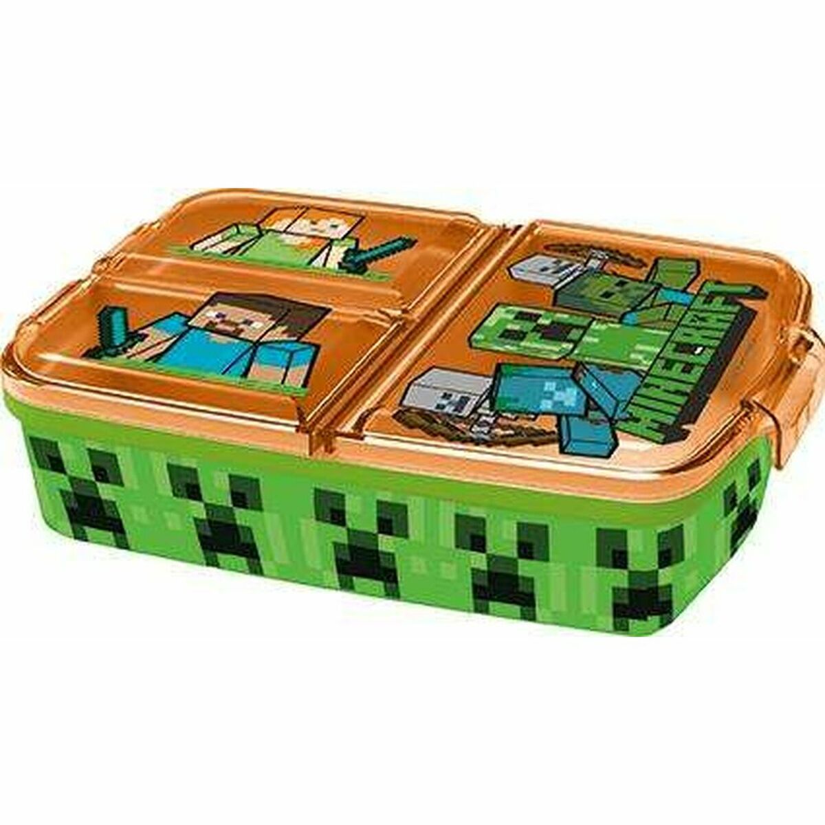 Burk med fack Minecraft 40420 polypropen - 2