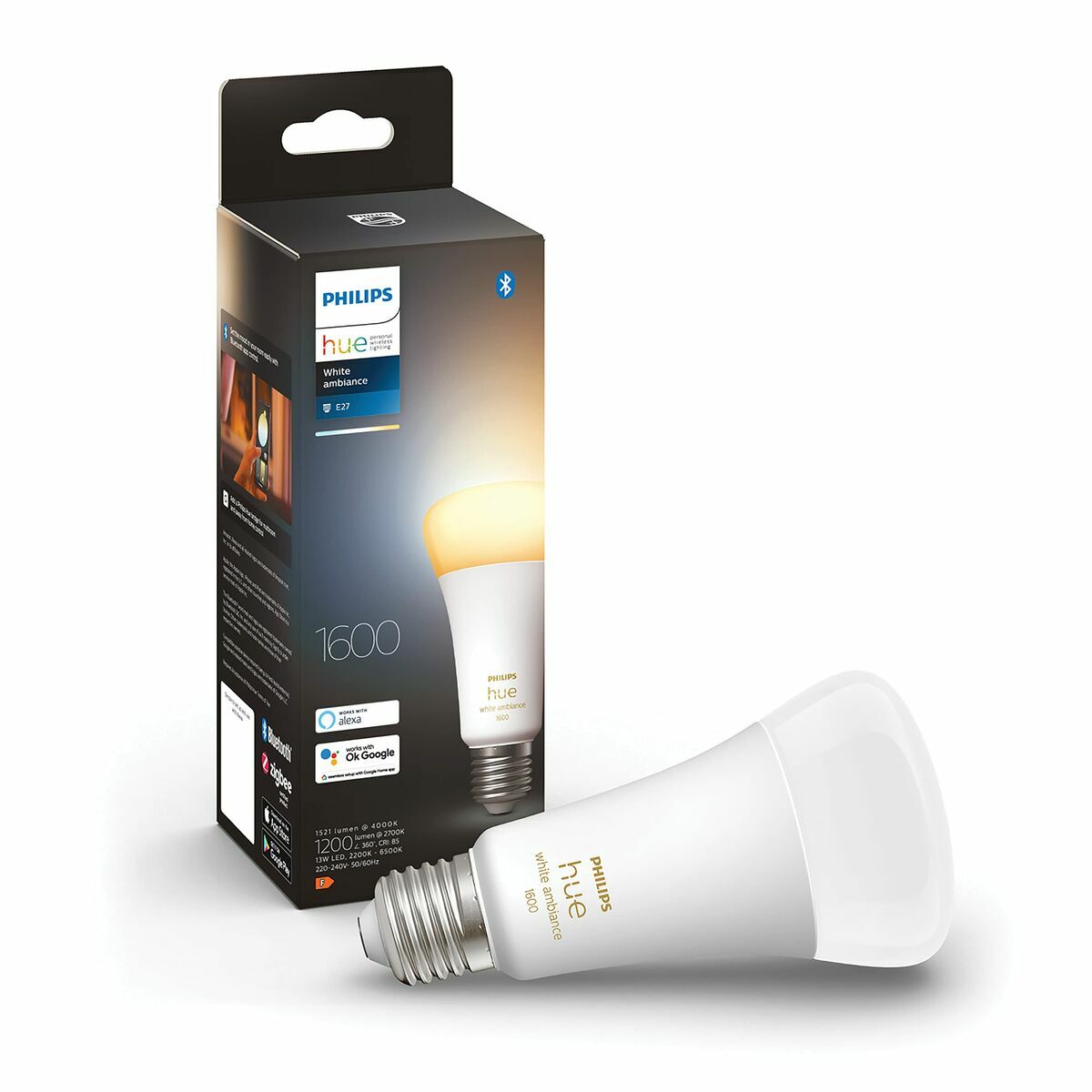Smart-Lampa Philips Pack de 1 E27 13 W E27 LED 2200K 6500 K