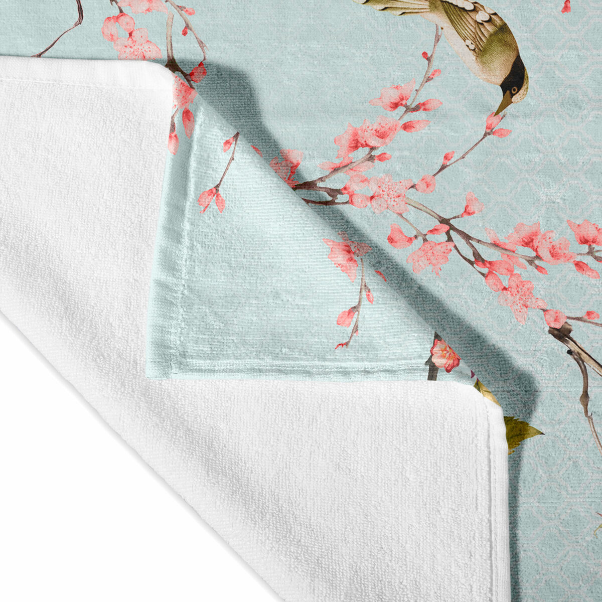 Badhandduk HappyFriday Chinoiserie Multicolour 70 x 150 cm - 9
