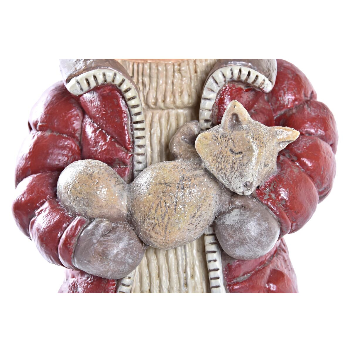 Julgranskula DKD Home Decor Polyester Harts Pojkar (15 x 12 x 35 cm) (2 antal) - 3