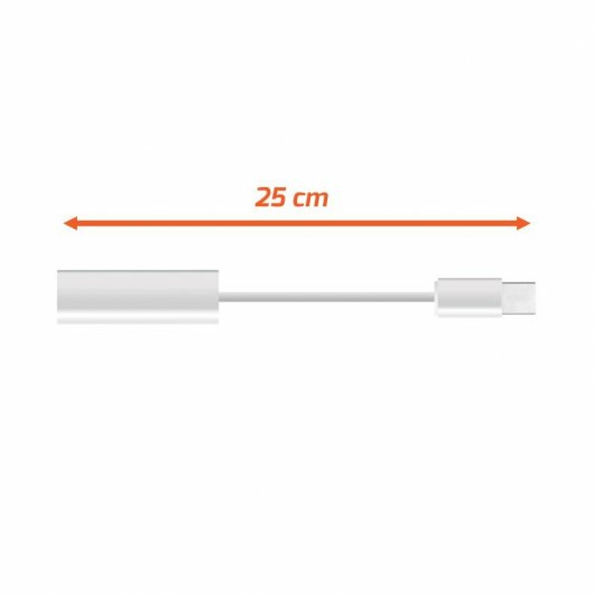 USB C till Nät RJ45 Adapter PcCom - 5