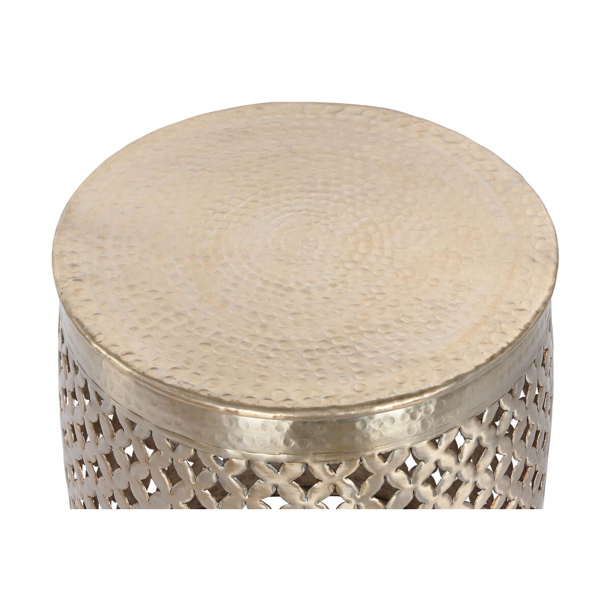 Sidobord Home ESPRIT Gyllene Aluminium 40 x 40 x 48 cm - 6