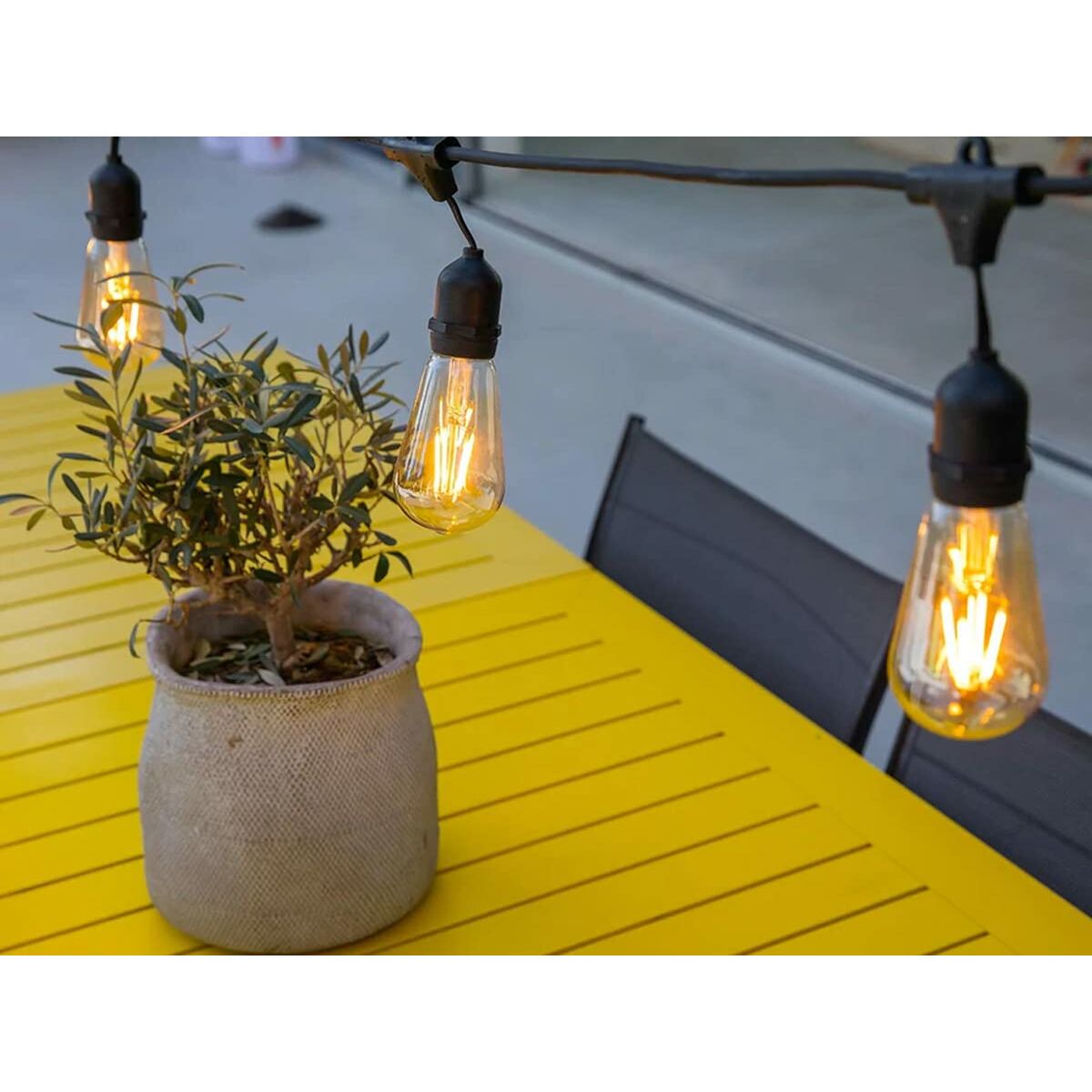 LED-krans Lumisky Svart Grå - 2