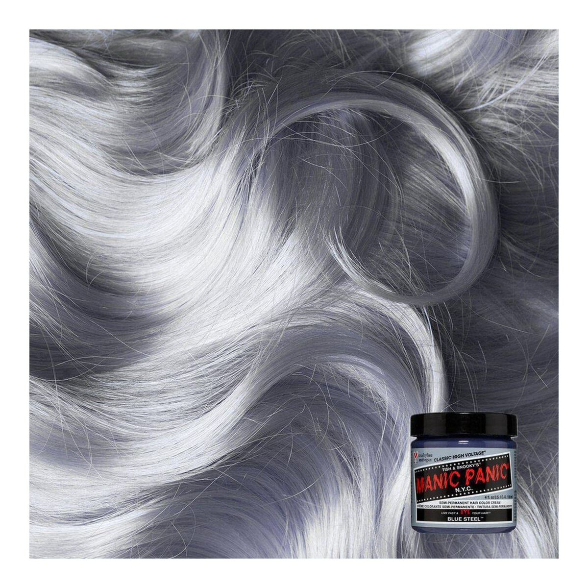 Permanent färg Classic Manic Panic 612600110029 Blue Steel (118 ml) - 4