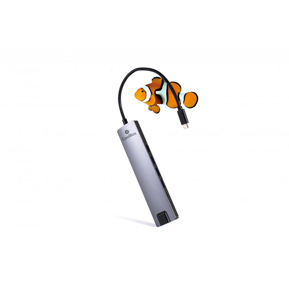 USB-HUB CoolBox COO-DOCK-01 Grå