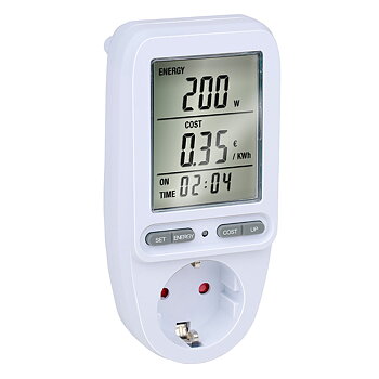 Kontakt med elförbrukningsmätare Grundig 16 A