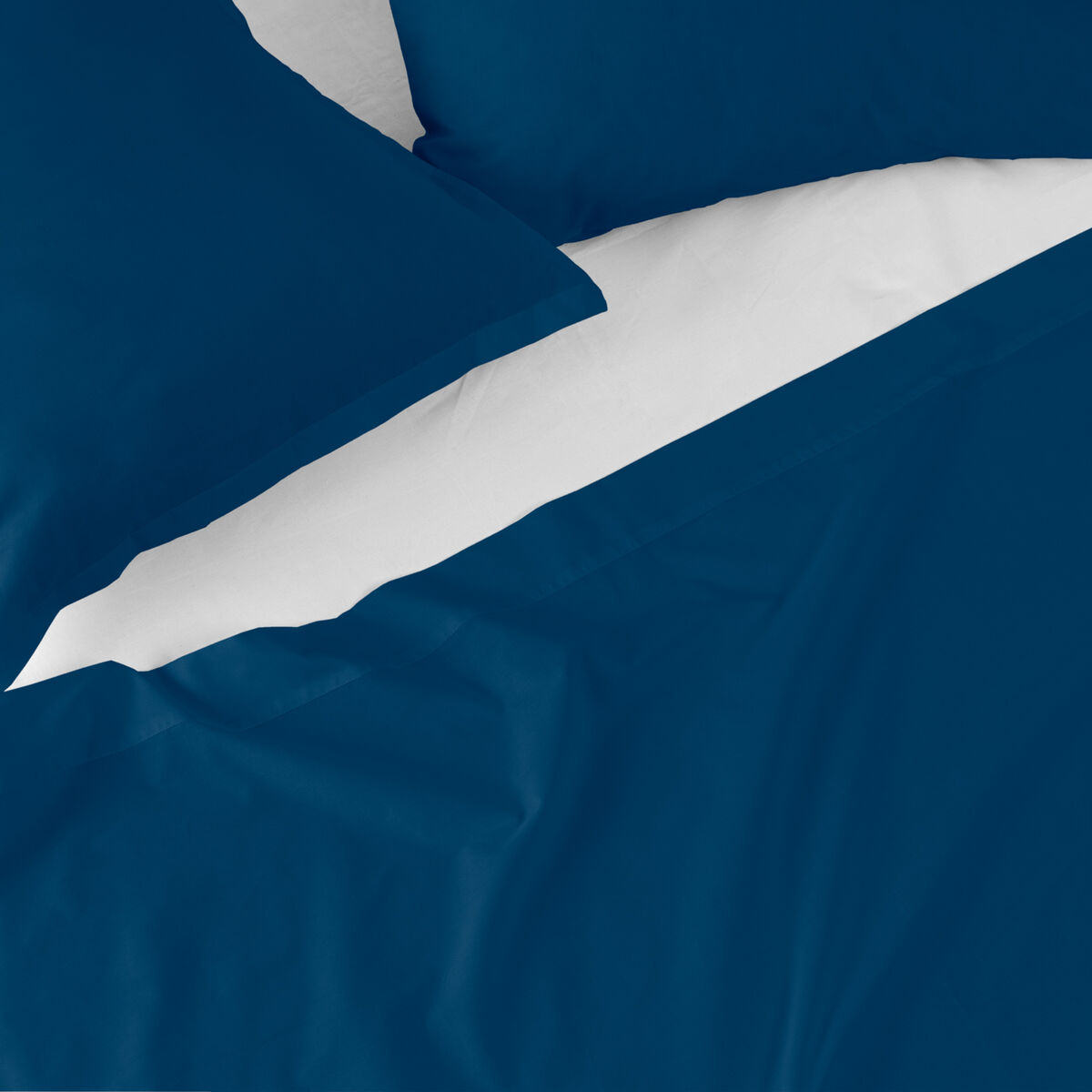 Överlakan HappyFriday Basic Marinblå 260 x 270 cm - 9