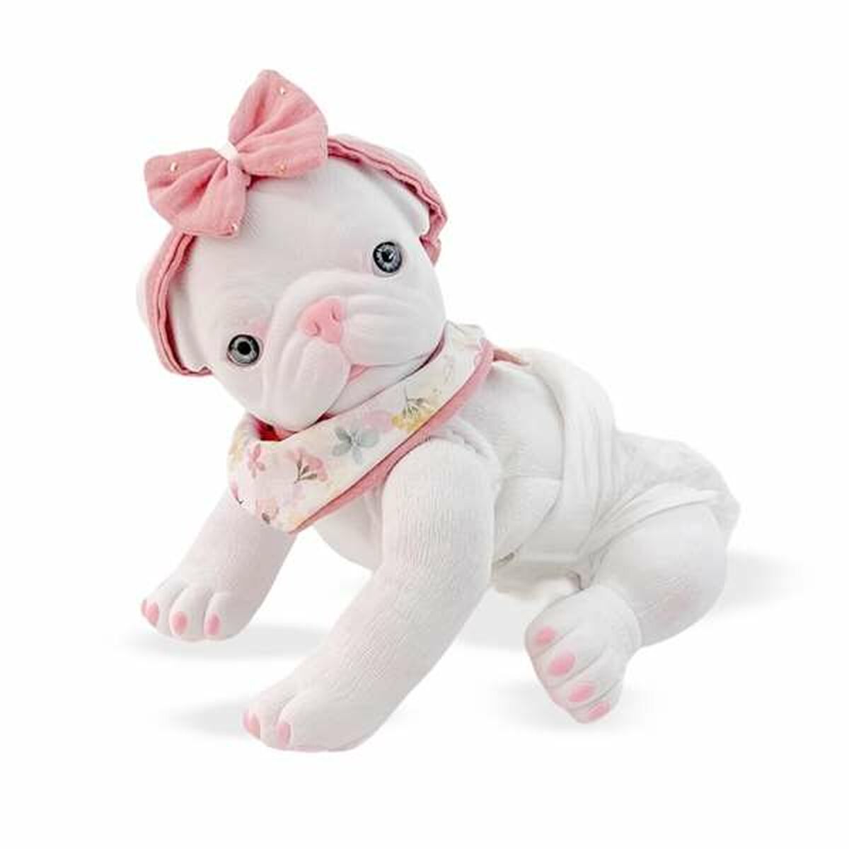 Mjukisleksak Berjuan Anireal Vit Hund 35 cm - 2