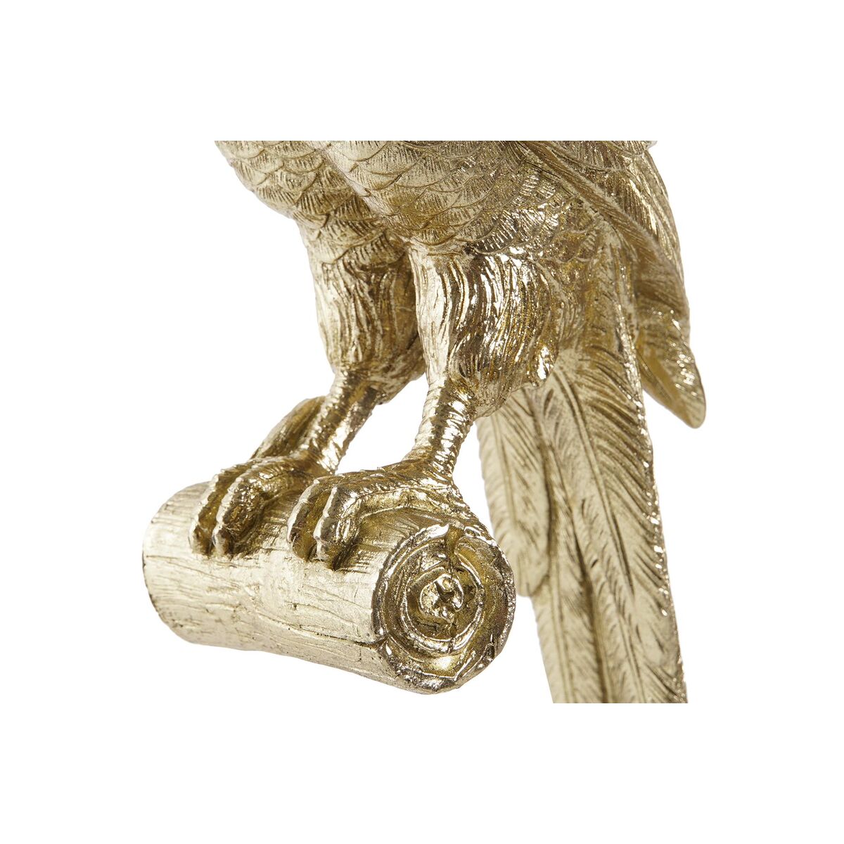 Vägglampa DKD Home Decor Gyllene Harts 25 W Papegoja (14 x 11,5 x 46 cm) - 4