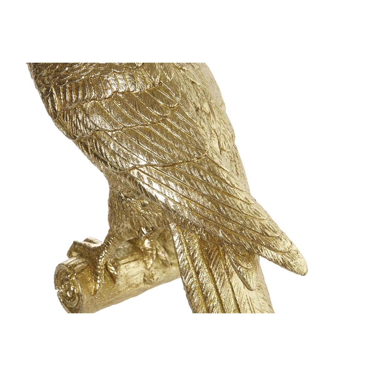 Vägglampa DKD Home Decor Gyllene Harts 25 W Papegoja (14 x 11,5 x 46 cm) - 6