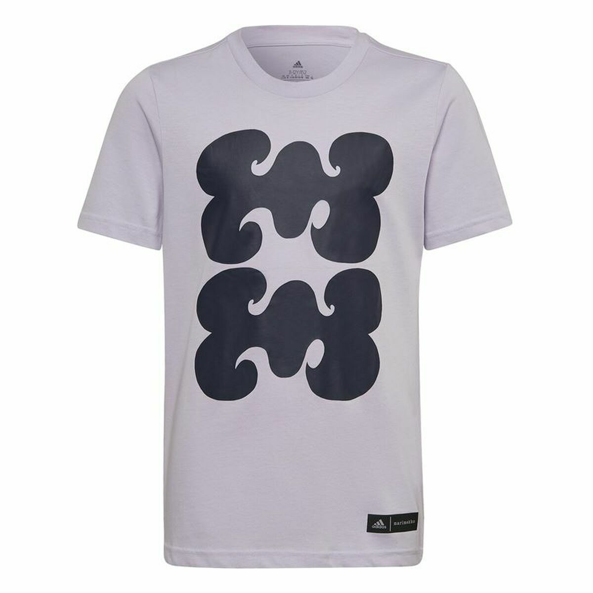 Barn T-shirt med kortärm Adidas Marimekko Graphic Plommon - 2