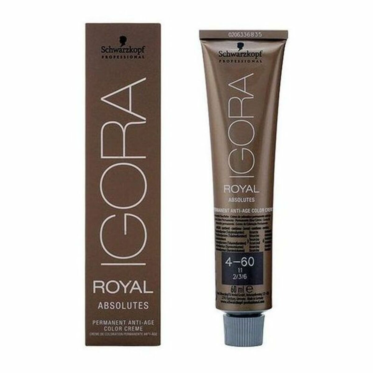 Permanent Anti-Ageing färg Schwarzkopf 4.04579E+12 Nº 4-60 60 ml - 4