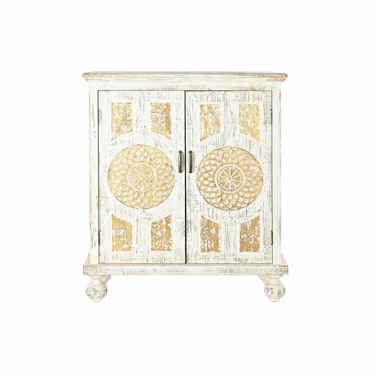 Skänk DKD Home Decor Vit Gyllene Gran Trä MDF 93,5 x 36,5 x 110 cm - 13