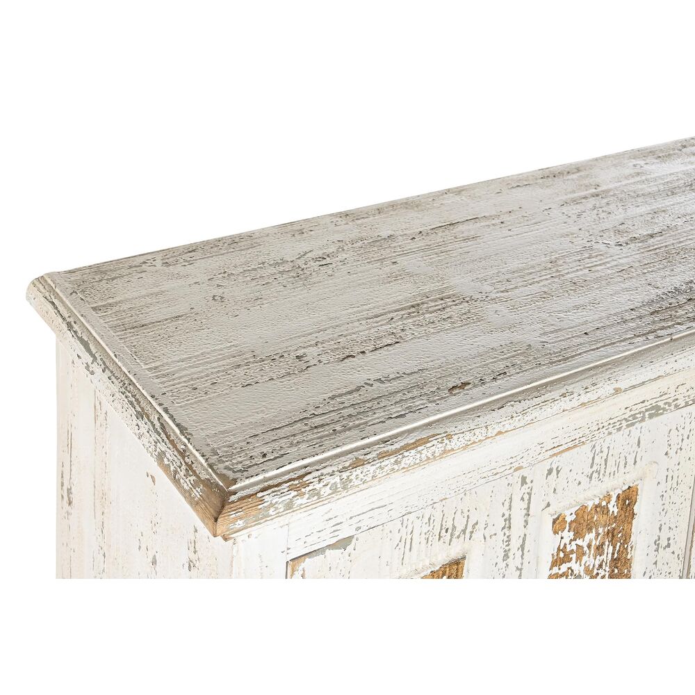 Skänk DKD Home Decor Vit Gyllene Gran Trä MDF 93,5 x 36,5 x 110 cm - 2