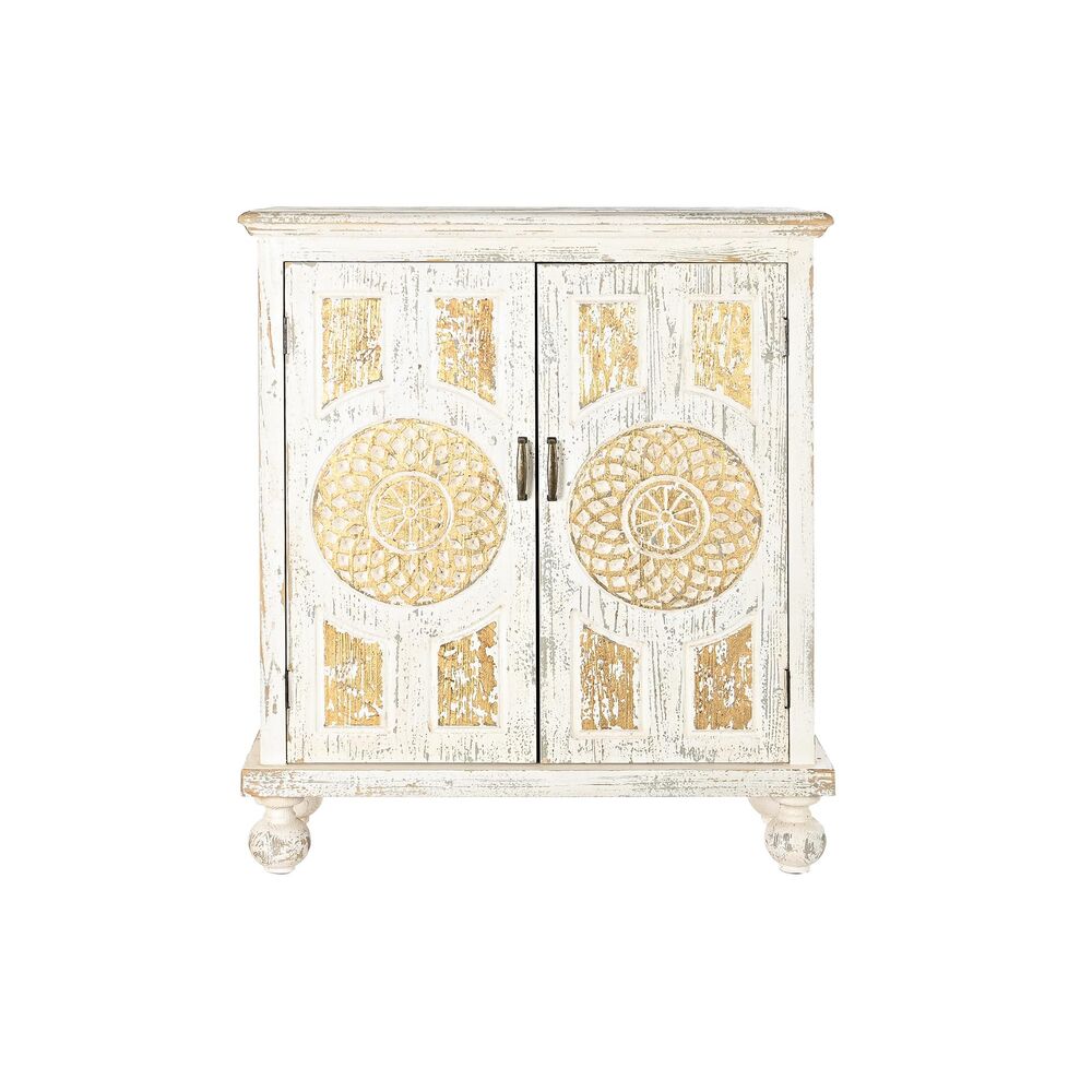 Skänk DKD Home Decor Vit Gyllene Gran Trä MDF 93,5 x 36,5 x 110 cm - 3