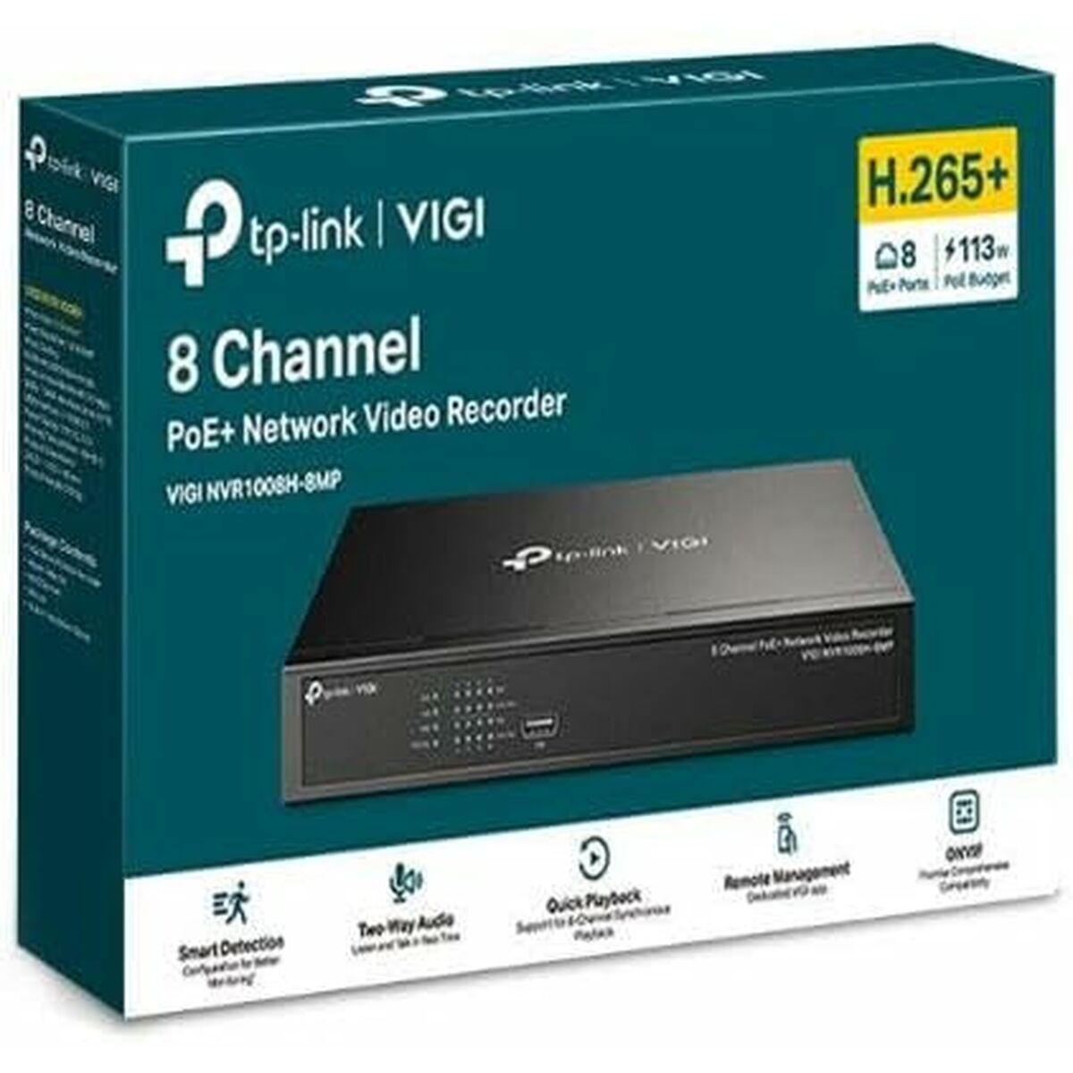 Nätverksvideoinspelare TP-Link VIGI NVR1008H-8MP - 3