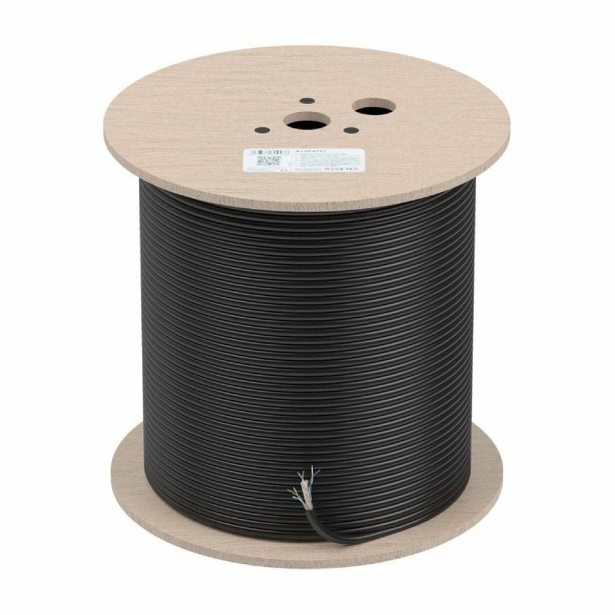 Nätkabel UTP Styv Kategori 6 Aisens AWG23 Svart 305 m - 3