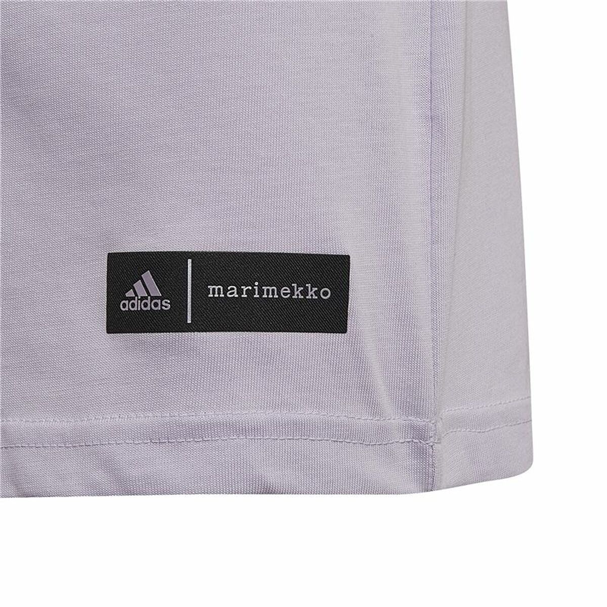 Barn T-shirt med kortärm Adidas Marimekko Graphic Plommon - 8