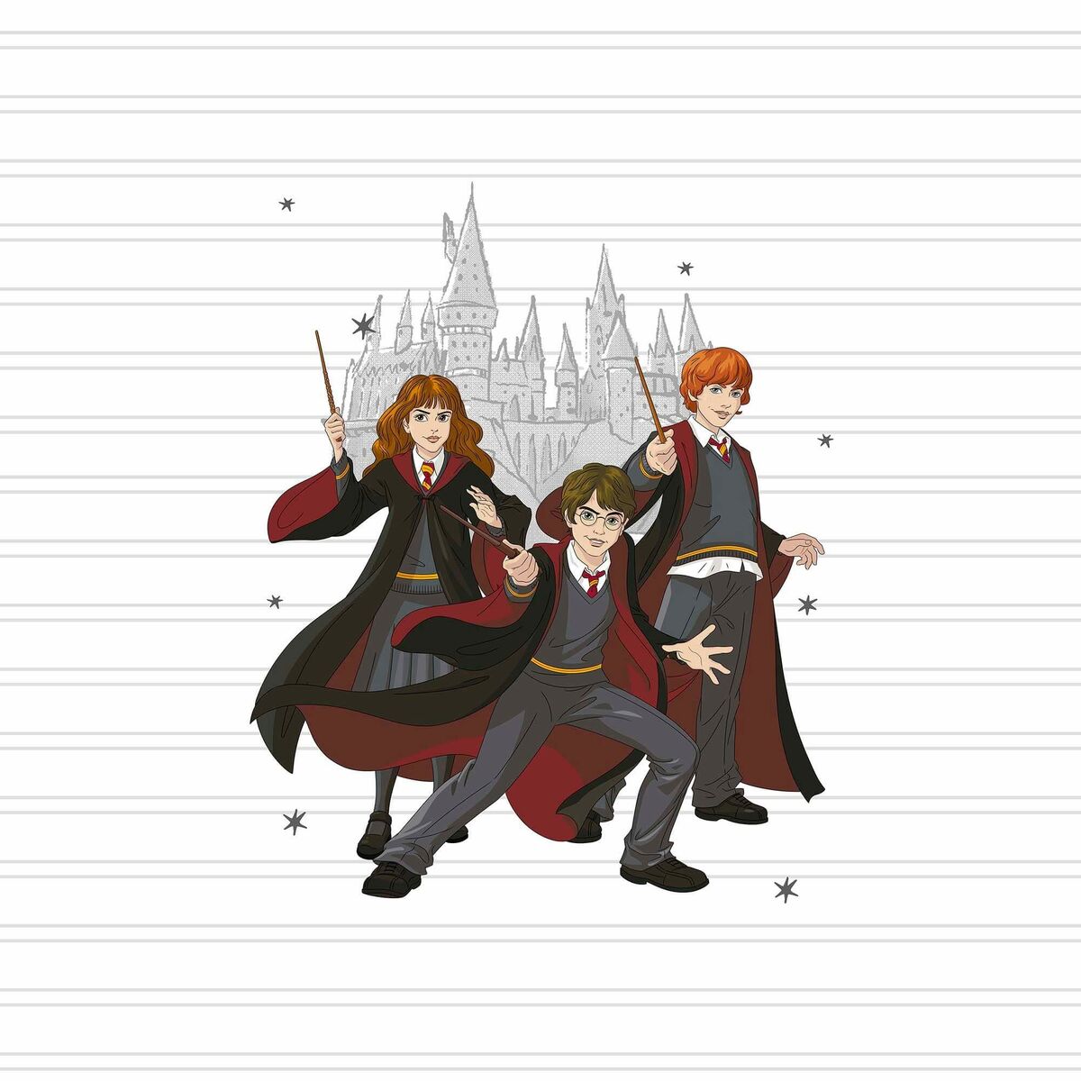 Sängöverdrag Harry Potter HPotter Team Multicolour Säng 90 cm - 2
