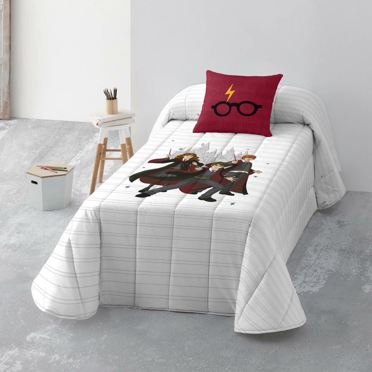 Sängöverdrag Harry Potter HPotter Team Multicolour Säng 90 cm