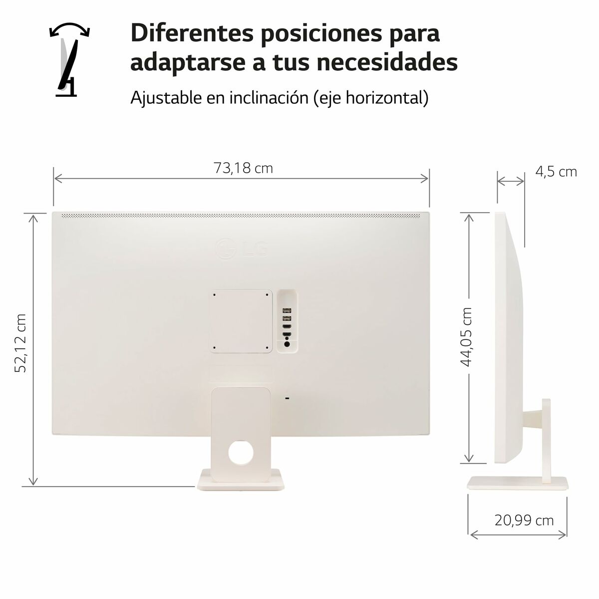 Monitor LG 32SR50F-W Full HD 32" 31,5" - 3