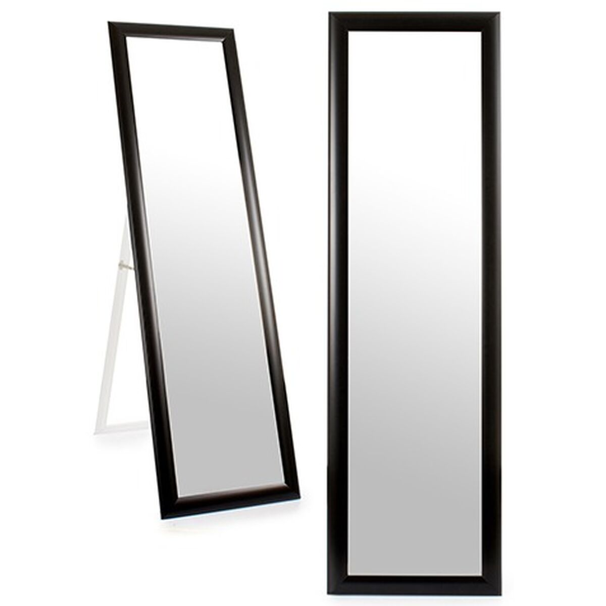 Fristående spegel Svart Trä Glas 38 x 134 x 2,5 cm (6 antal) - 2