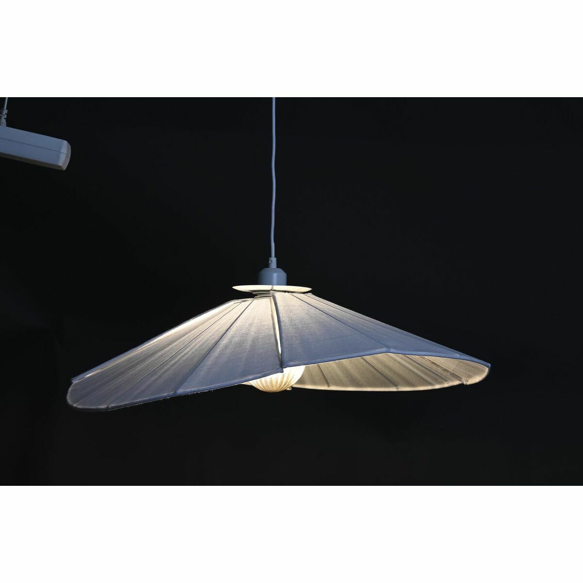 Taklampa DKD Home Decor Metall linne Vit 50 W (68 x 68 x 21 cm) - 2