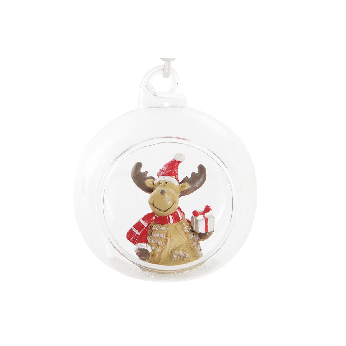 Julgranskula DKD Home Decor Glas Harts Ren (7 x 6 x 8 cm) (4 antal) - 3
