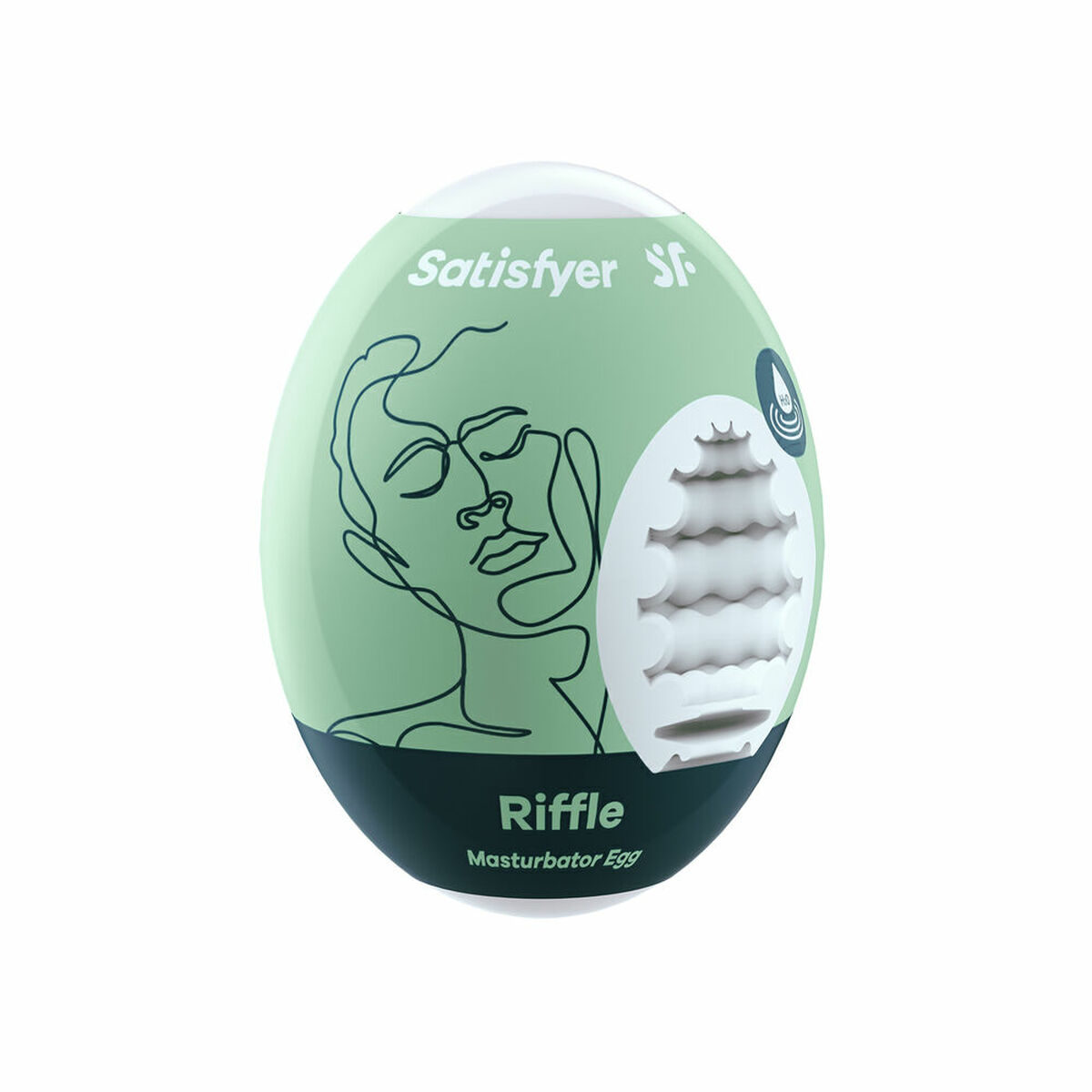 Onani-ägg Satisfyer Riffle Grön