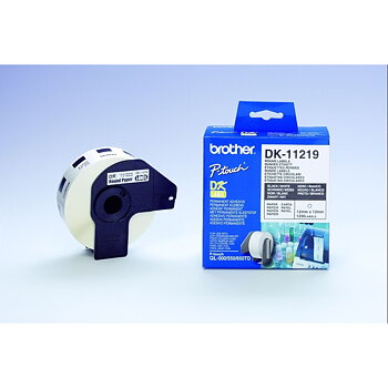 Etiketter till Skrivare Brother DK11219 Vit Svart/Vit