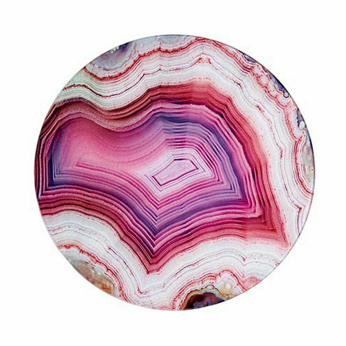 Sidobord Marmor Svart Rosa Glas 40 x 41,5 x 40 cm (4 antal) - 2