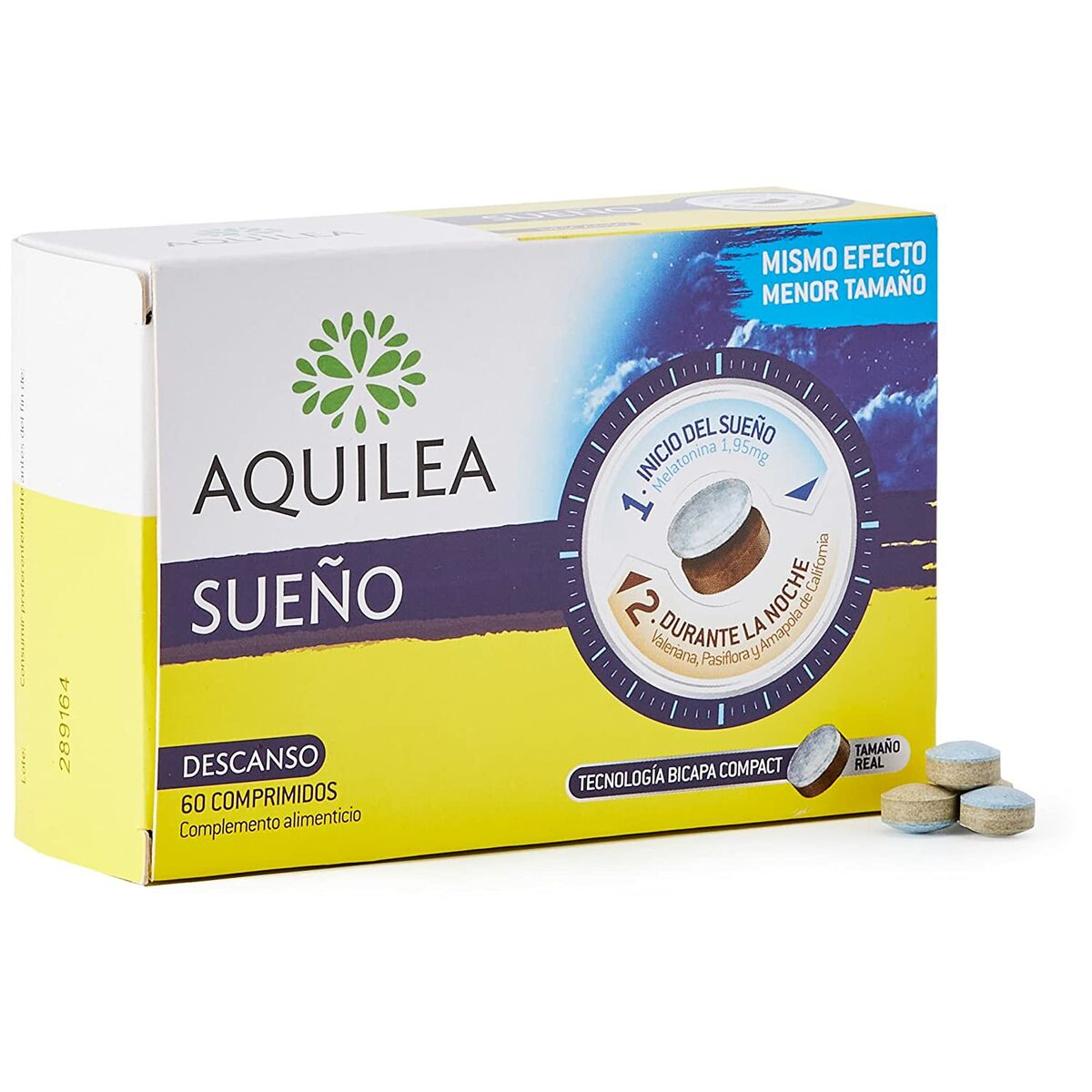 Kosttillskott för sömnproblem Aquilea AQUILEA SUEÑO Melatonin 60 antal