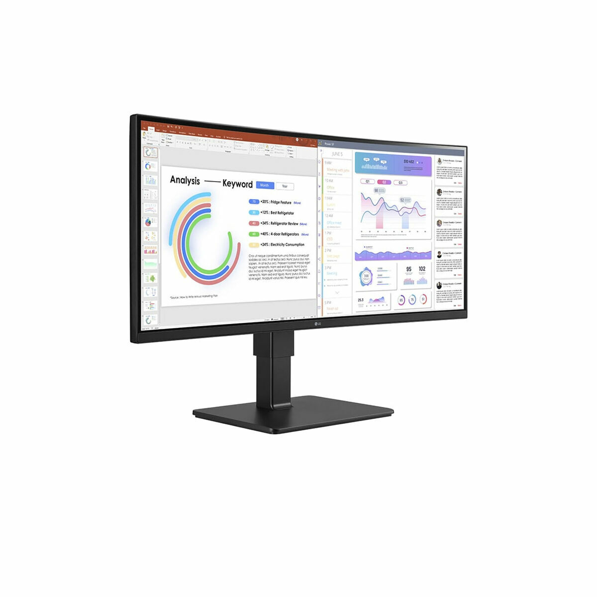 Monitor LG 34BQ77QC-B Wide Quad HD 34" 60 Hz - 10