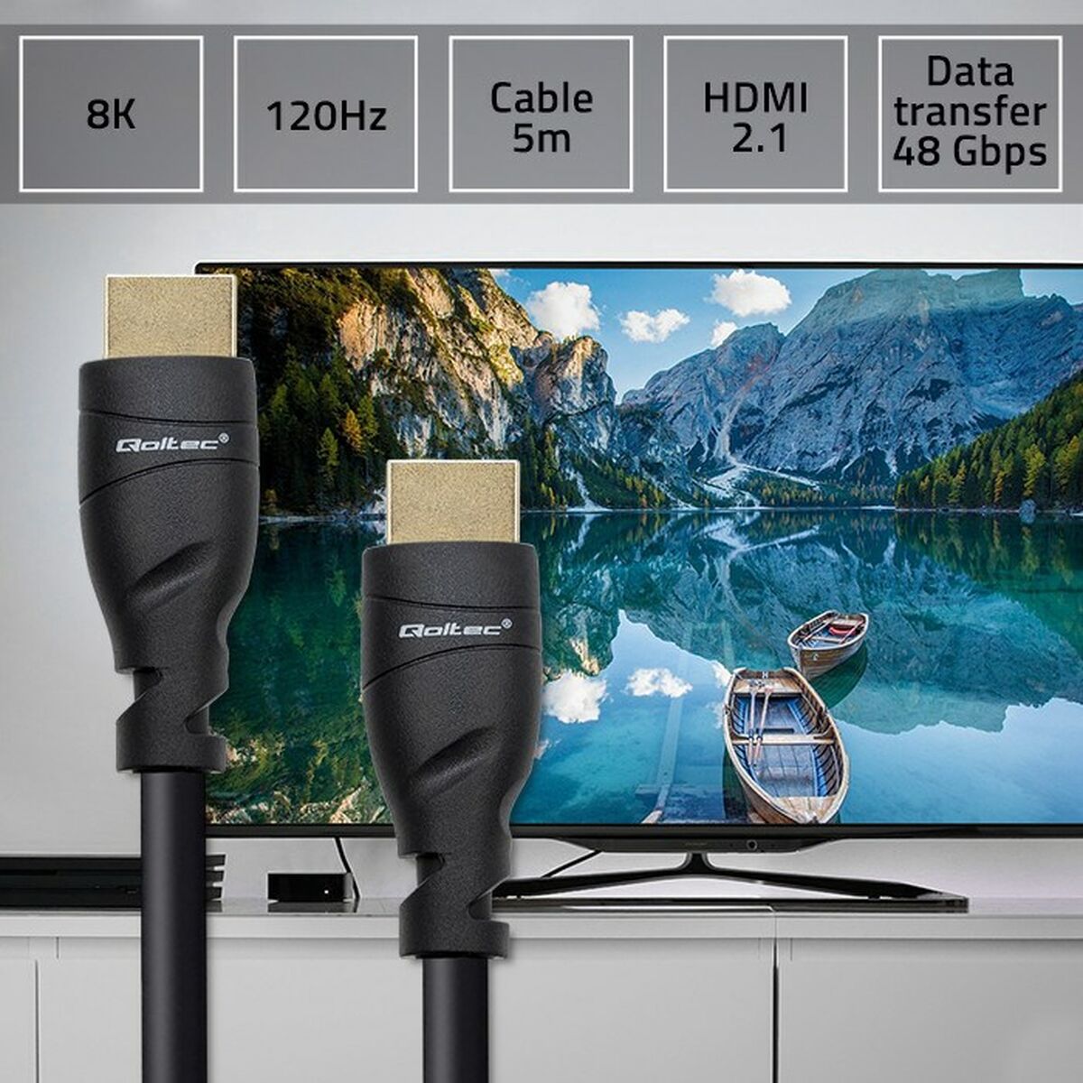 Kabel HDMI Qoltec 50353 - 2