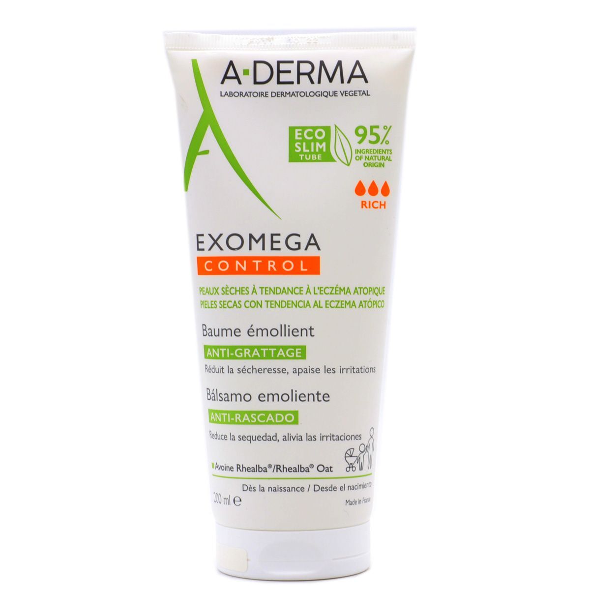 Duschtvål A-Derma Exomega 200 ml