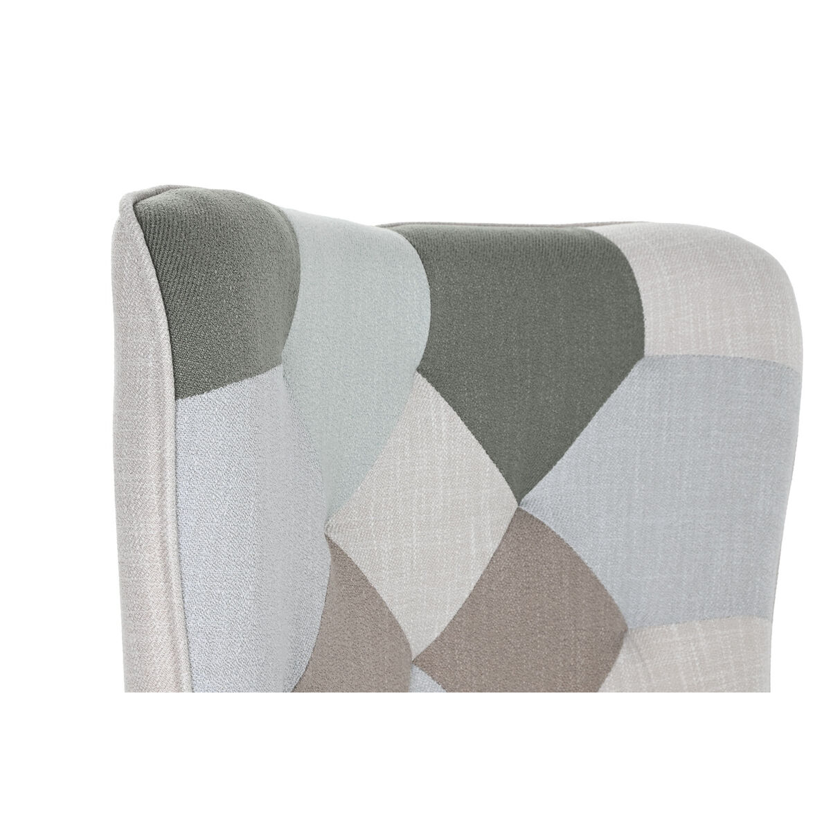 Fåtölj Home ESPRIT Polyester Metall Trä MDF 68 X 78 X 95 cm - 3