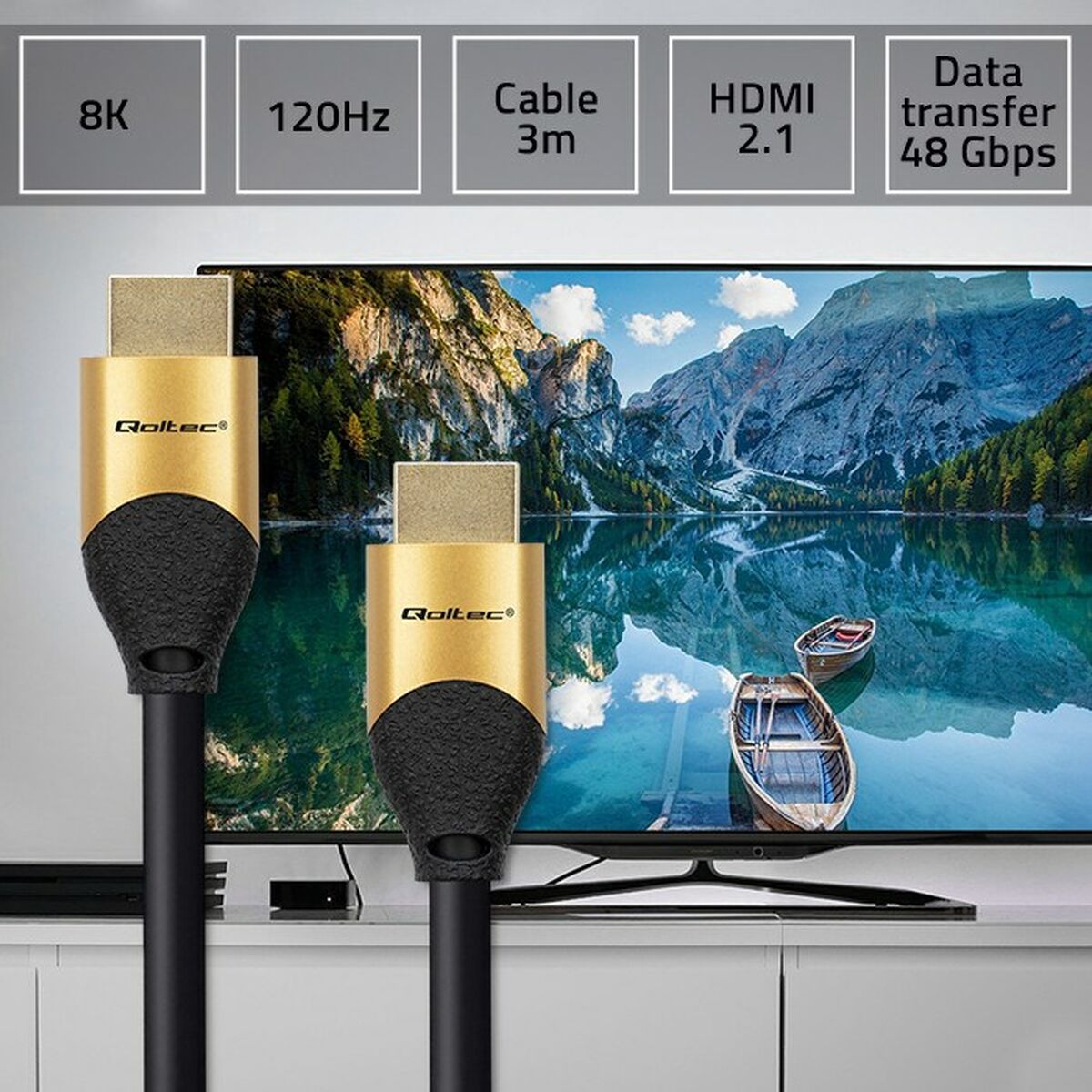 Kabel HDMI Qoltec 50356 - 2