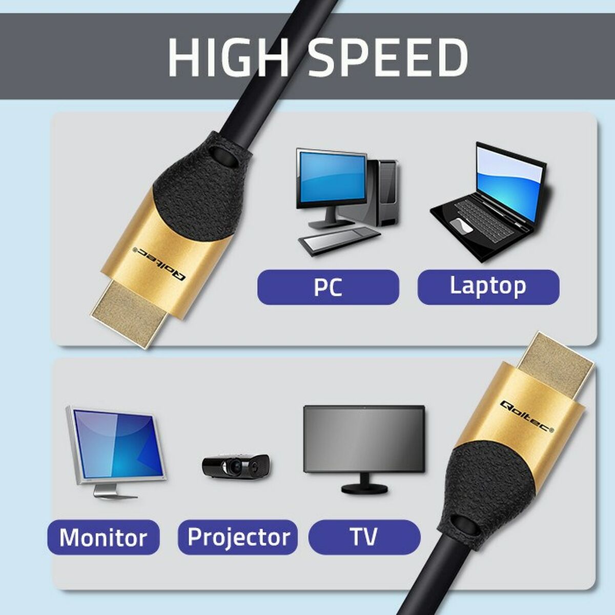 Kabel HDMI Qoltec 50356 - 3