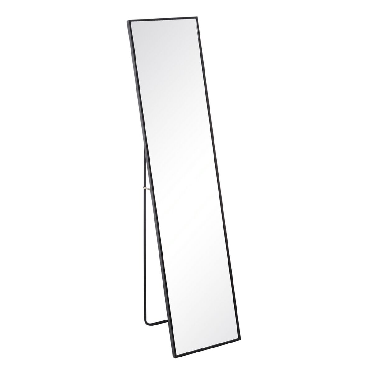 Fristående spegel Svart Aluminium Glas 35 x 2,5 x 151 cm