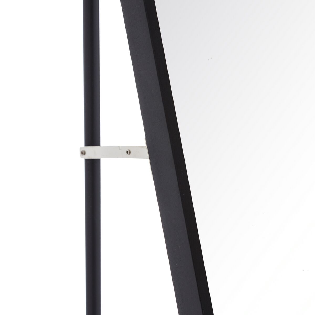 Fristående spegel Svart Aluminium Glas 35 x 2,5 x 151 cm - 3