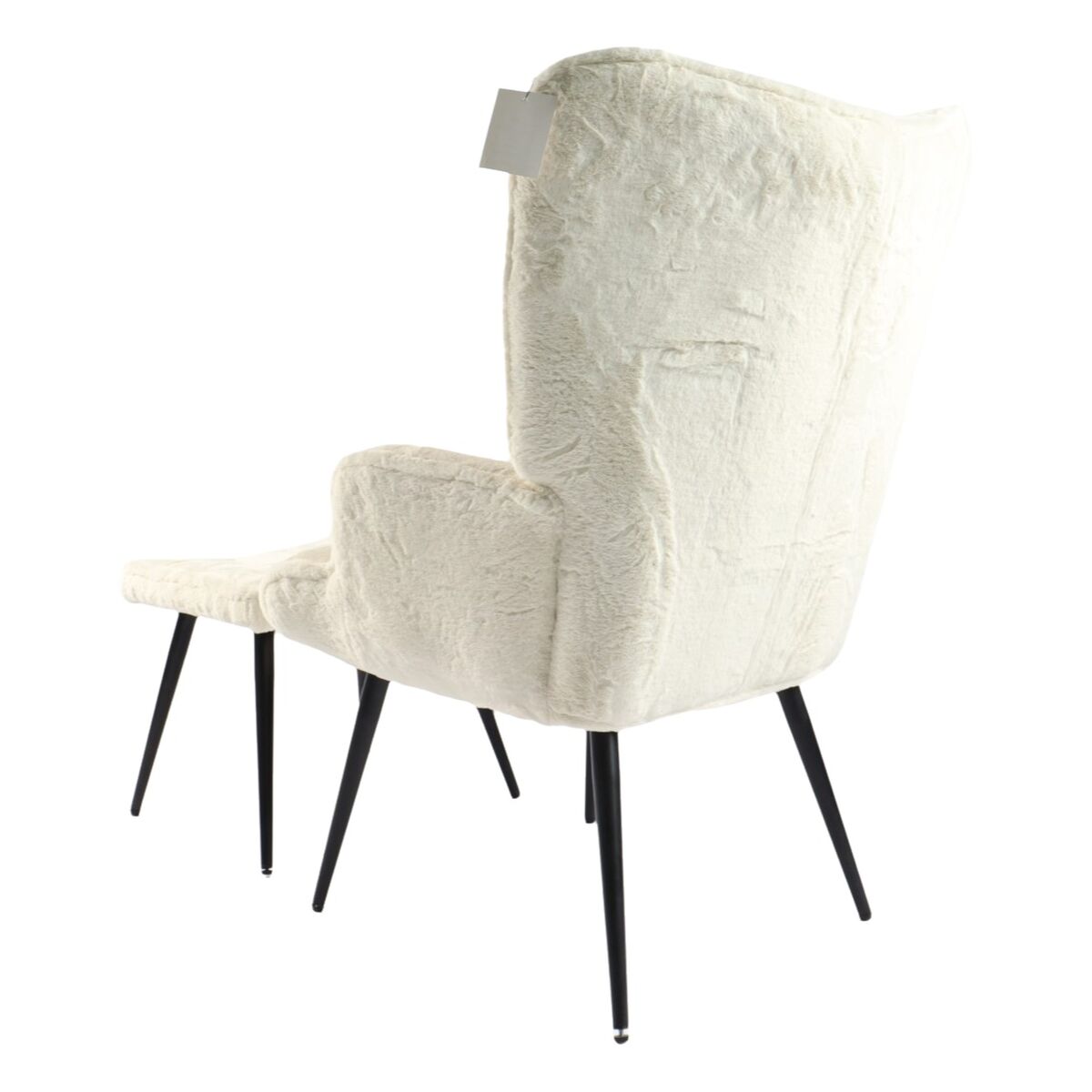 Fåtölj Home ESPRIT Vit Polyester Metall 72 X 74 X 97 cm - 3