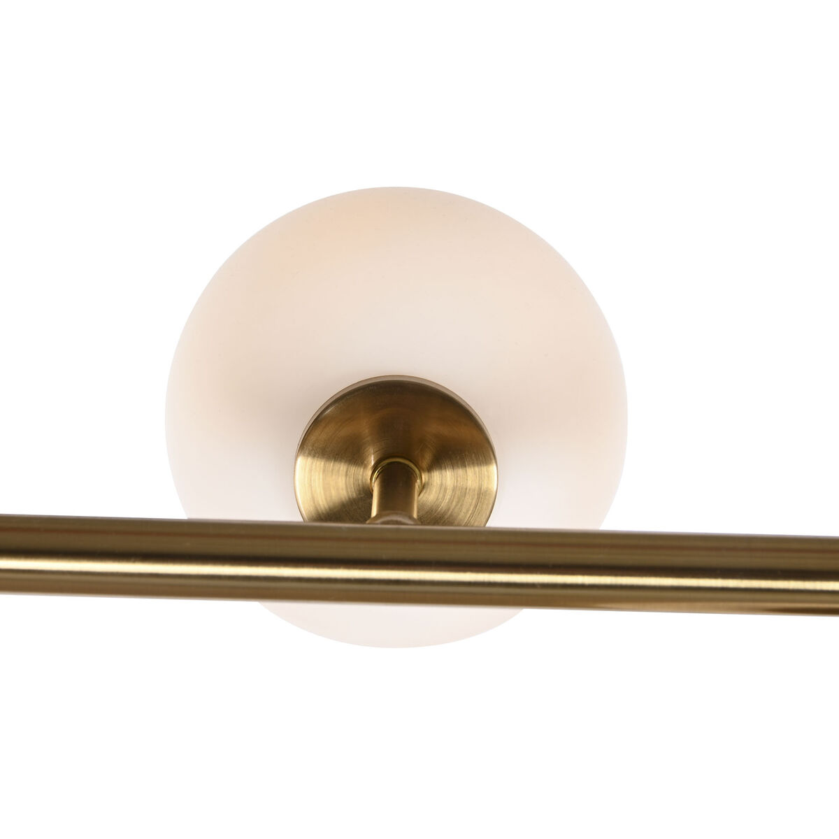 Taklampa DKD Home Decor 83 x 36 x 36 cm Glas Gyllene Metall Vit - 2
