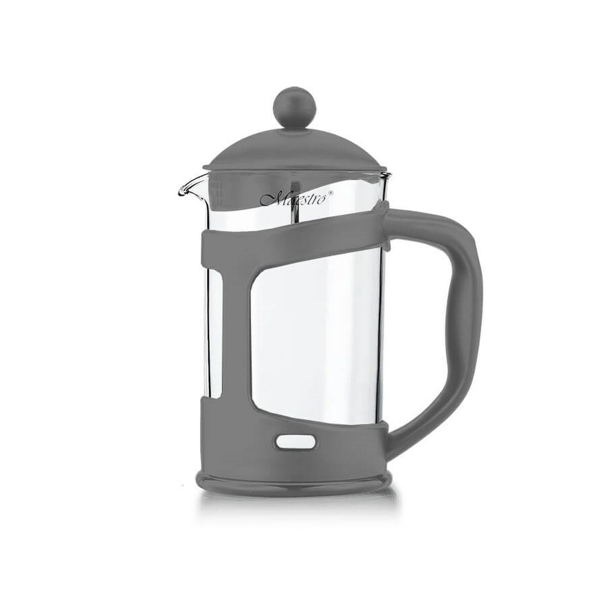 Tekanna Feel Maestro MR-1665-1000 Grå Rostfritt stål Borosilikatglas 1 L
