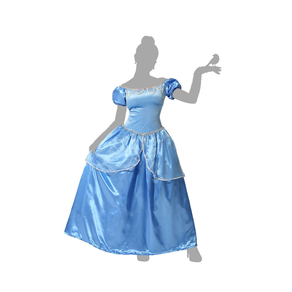 Maskeraddräkt vuxna Prinsessa Blå