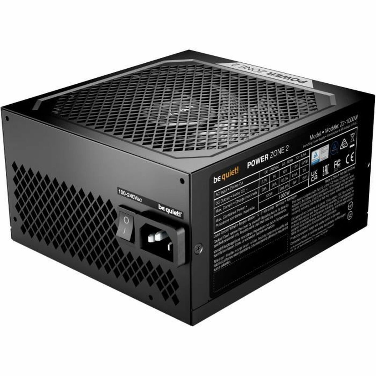 Strömtillförsel Be Quiet! BP008EU ATX 1000 W 6 W 80 PLUS Platinum - 4