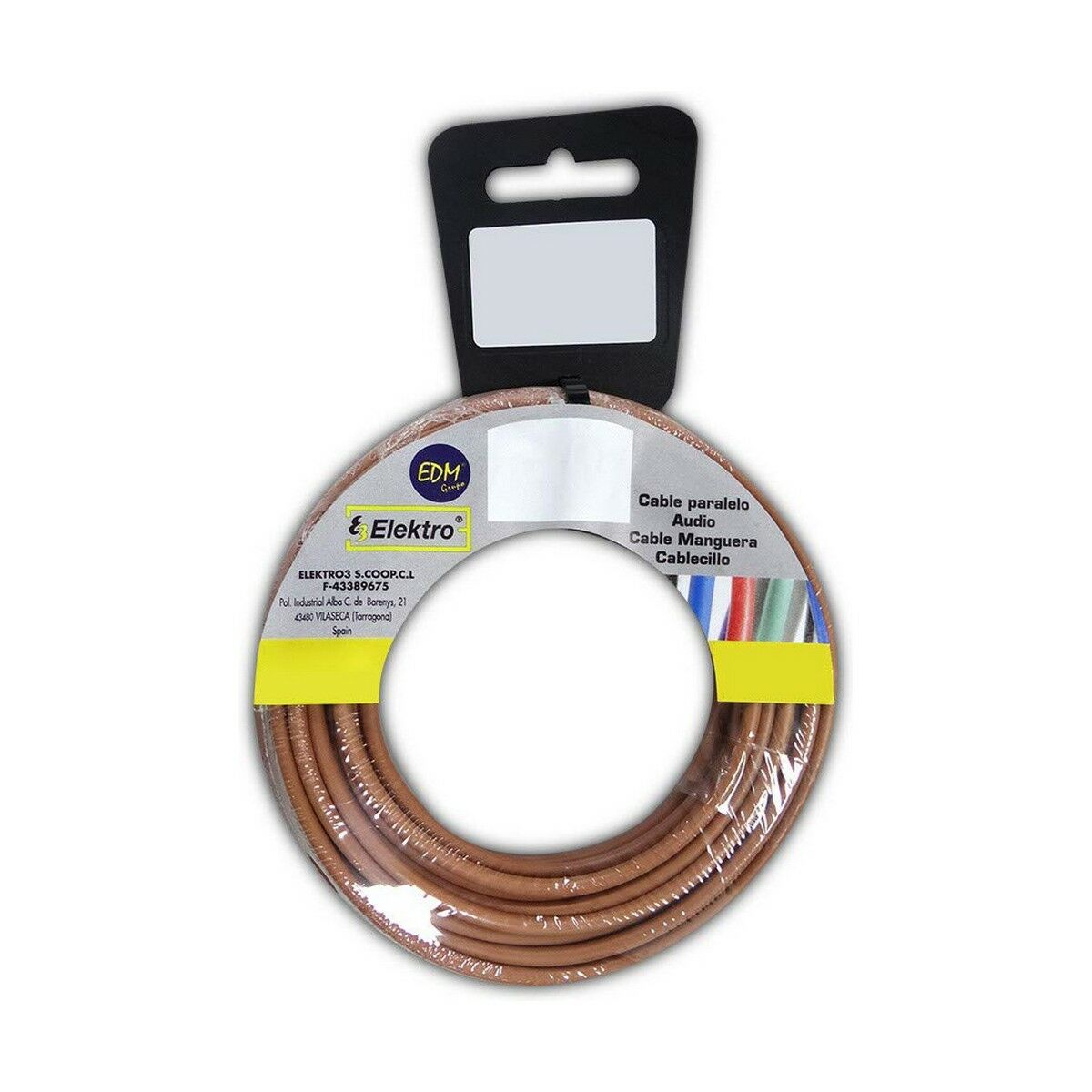 Kabel EDM 28472 Brun 2,5 mm 25 m - 2